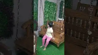 Wooden Swing in House Of Jula
