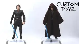 STAR WARS Hasbro The Black Series Hayden Christensen Anakin Skywalker action figure CUSTOM REVIEW