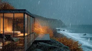 Gentle Seaside Rain & Ocean Sounds &ndash; 8 Hours for Sleep