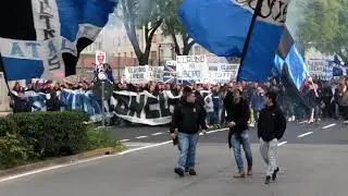 Atalanta manifestazione Claudio Libero 13 aprile 2019 Malpensata