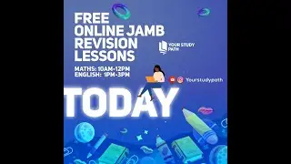 JAMB MATHS & ENGLISH REVISION LESSONS from Your Study Path