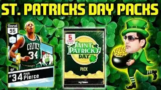 ST. PATRICKS DAY PACK OPENING! NEW DIAMOND PAUL PIERCE! CRAZY SNIPE! NBA 2K17 MYTEAM