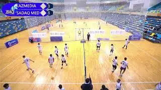 BAQ LIGA. VOLLEYBALL   KAZMEDIA VS SADAQ MEDIA