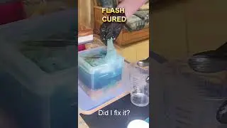 Resin Art Diorama ~ FLASH CURED!!! Did I fix it? 😧 Full Tutorial Now Available