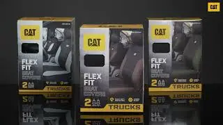 Caterpillar Flexfit Automotive Front Seat Covers: Installation Guide