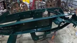 Putting some paint on the International Titan D chassis 