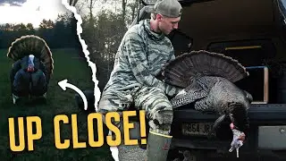 GoPro Mounted on My Decoy | BIG Tom Down!