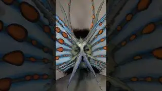 Spiderwick Atlantic Sea King Tutorial #spiderwick #creativemakeup #mermaid #seacreature #halloween