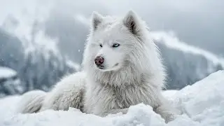 Winter Wildlife Ambience ❄️ Snowy Forest & Wild Animals with Piano Music for Deep Sleep 🦌🎹