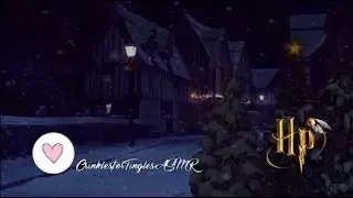 ASMR // 🌟 ⛄Harry Potter Ambience - Christmas at Godric's Hollow (Falling Snow, Christmas Carols)