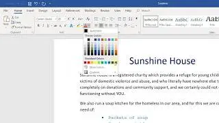 Basic formatting with the Font group
