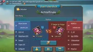 Lords mobile Gilden Showdown 15. M&auml;rz 2020
