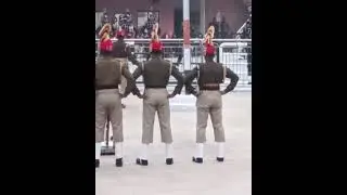Guards at Pakistan _ india border performance ceremony on Wagah border 🇨🇮🇨🇮 #shortsfeed #youtube