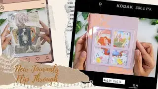 New Junk Journal Flip Through | Tarot Journal Flip Through | Junk Journal With Me | Collage With Me