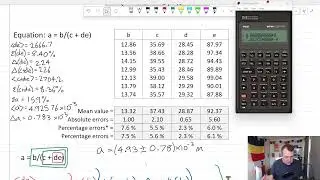 A Level Physics: Uncertainties and errors!