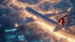 Qatar Airways x Google x Starlink ✈️ | The World&rsquo;s First Ad Created at 30,000 Feet