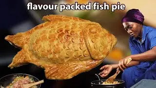 My Sister made me a Fish Pie with Tuna flakes and Vegetables | Meat Pie Recipe