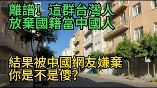 離譜！這群台灣人放棄國籍當中國人 結果被中國網友嫌棄：你是不是傻？
