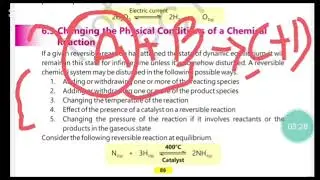 Chapter 6 Equilibria | Changing the Physical Conditions of a Chemical Reaction |Chemistry 