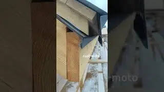 Карнизной свес на фальцевой кровле . #фальцеваякровля #roof #falz #rusroofing  #roofrepair #фальц