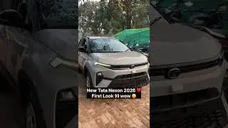 Tata Nexon 2026 First Look ❤️ #carshorts #newcar #tatamotors #youtubeshorts #carslovers