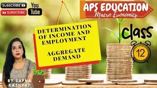 #Determination of income and employment | #Aggregate demand and related concepts | #macroeconomics