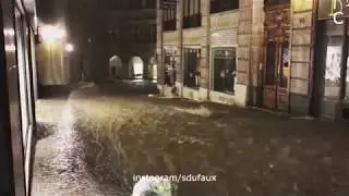 Flooding in Lausanne, Switzerland, june 11, 2018 | Ливневый паводок в Лозанне, Швейцария, 11.06.2018