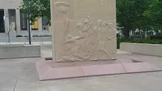 Enjoying a Walk on Memorial Day, in Downtown St. Louis. 2020