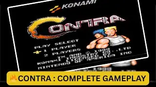 Contra Game Full Complete Gameplay Walkthrough | Classic NES | All Stages | Retro Gaming | IT WALA