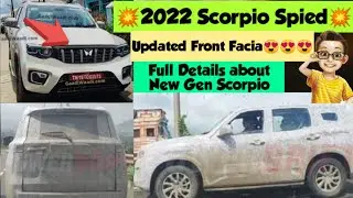 2022 Mahindra Scorpio Spied Testing 💥| New Gen Mahindra Scorpio Spotted | Upcoming Scorpio Facelift