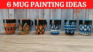 6 Dot painting ideas on coffee mug | Dot mandala | (2022) | ATM Creations