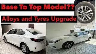 Honda City Alloys and Tyres Upgrade | Honda City 2022 | Shubh Vlogs | Vlog 84 |