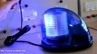 TBH-211L Blue LED Car top roof Signal light Beacon Lamp