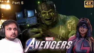 Finding The Iron Man | Marvel avengers part 5 Gameplay | Ultra Graphics [4k 60FPS]