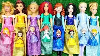Transforming Frozen Elsa and Disney MATTEL #elsa #nezha #satisfying #unboxing #ariel #rapunzel