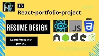 how to design a resume || using react || react project