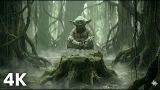 Yoda Meditation 🌿 Calm Star Wars Ambience | Deep Relaxation, Yoga & Sleep (5 Hours)