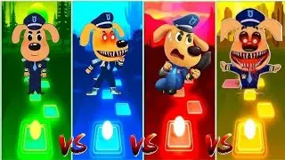 Sheriff Labrador 🆚 Police Officer 🆚 Sheriff Labrador 💤 tiles hop EDM Rush