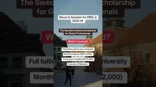 🚀 Move to Sweden for FREE in 2026! Fully-Funded Master&rsquo;s Scholarship 🇸🇪💸 | @Explorewithrahul-x4g