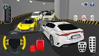 🚘New Kia Sedan car Stuck in Parking Garage🚗 - 3D Driving Class Game - Сar Game