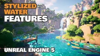 Stylized Water - Unreal 5 - Features Showcase - Available on FAB