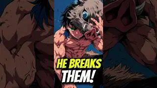 why inosuke's swords are SO different! #demonslayer