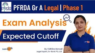 PFRDA Legal 2022 | PFRDA Legal 2022 Phase Exam Analysis |  Expected Cutoff | By Vidhika Bansal