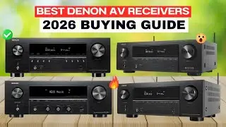 Top 5 Denon AV Receivers 2026: The BEST for 8K Home Theater & Music