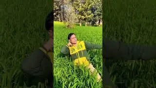 Gehu ke Kheto me#monkey kaka GRA #funny #video 🙏🙏🙏