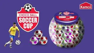 Kamco Soccer Cup Choco Ball Jar