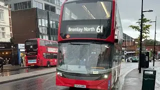 *Second Time On Bus Route 61*SK25 BBZ Stagecoach London 25Reg ADL Enviro400EV