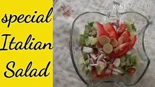 Special Italian Salad recipie in Urdu/Hindi | Italian Salad | kitchen Mentor #cooking