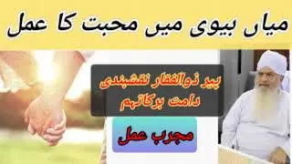 Miya biwi mein muhabbat ka amal| by pir zulfiqar Ahmed naqshbandi|bayan