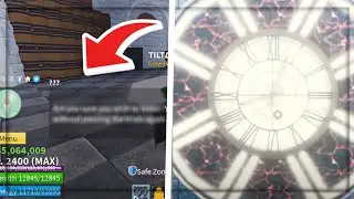 Interagimos Com o Primeiro Rel&oacute;gio secreto na sala das Ra&ccedil;as v4!! - Blox Fruits